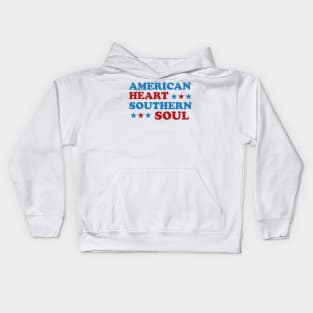 American Heart, Southern Soul - Embrace the Best of Both Worlds Kids Hoodie